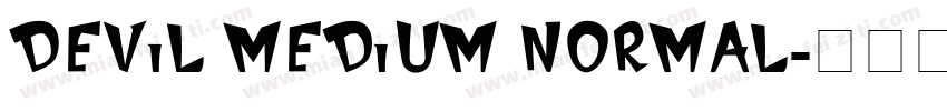 Devil Medium Normal字体转换